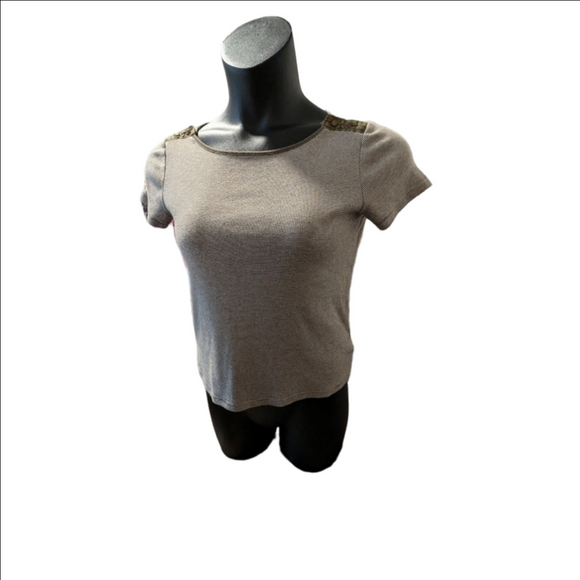 Lauren Ralph Lauren Tops - Lauren Ralph Lauren Green Stripes T-shirt size Petite Medium 100% cotton